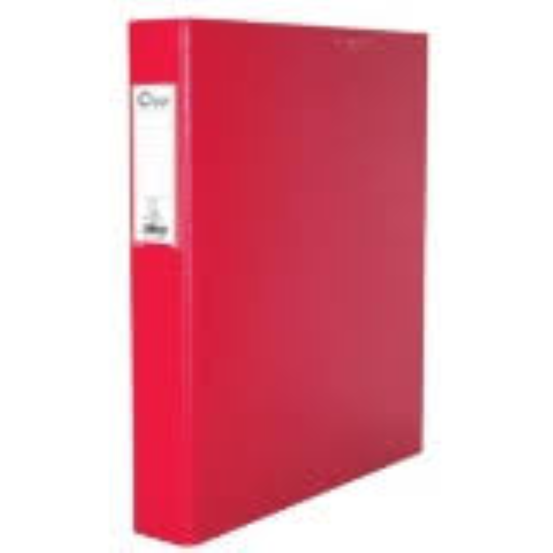 Clipp 2 Ring Binder D type A4 Red CP-F44428252